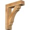 Ekena Millwork Olympic Block Rough Sawn Bracket w/ Offset Brace, Western Red Cedar, 8"W x 32"D x 40"H BKT0806X32X40OLY05RWR - alternate 1